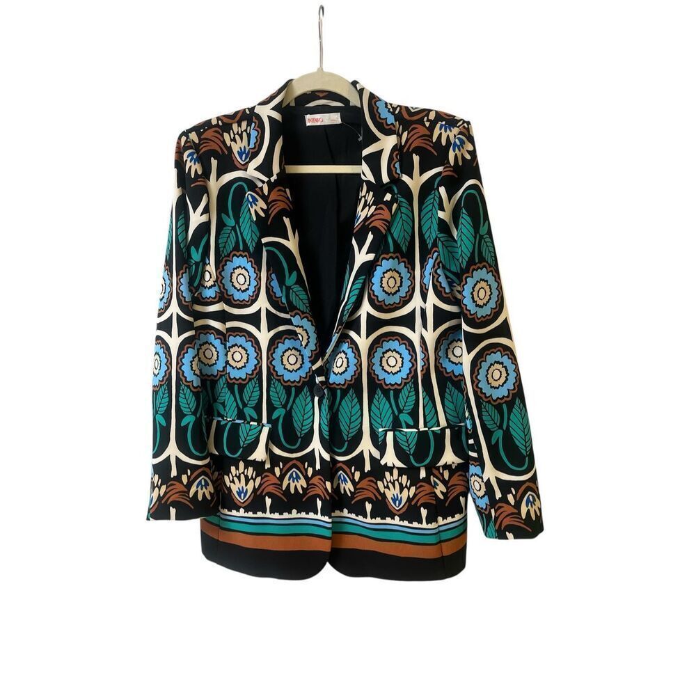 Intempo blazer bold print size large